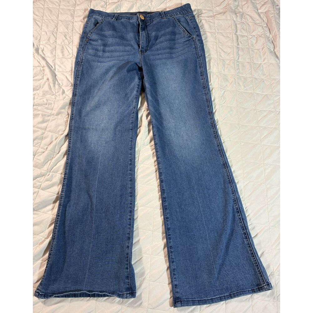 Democracy Absolution Skyrise Double Side Seam Bootcut Jeans Women's Size 14